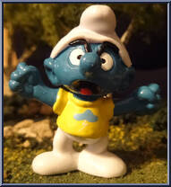 Snappy Smurf from Smurfs - Basic Series manufactured by Peyo [Loose]