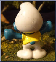 Snappy Smurf from Smurfs - Basic Series manufactured by Peyo [Loose]