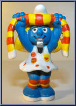 Smurfette (Soccer Fan) from Smurfs - Smurfettes manufactured by Peyo [Loose]