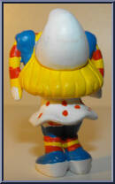 Smurfette (Soccer Fan) from Smurfs - Smurfettes manufactured by Peyo [Loose]