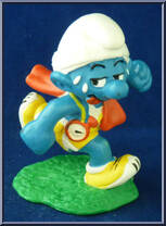 Sportsman Smurf from Smurfs - Basic Series manufactured by Peyo [Loose]