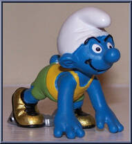 Sprinter Smurf from Smurfs - Basic Series manufactured by Peyo [Loose]
