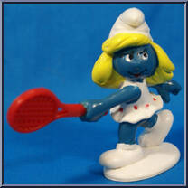 Smurfette (Tennis) from Smurfs - Smurfettes manufactured by Peyo [Loose]