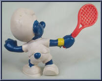 Tennis Smurf from Smurfs - Basic Series manufactured by Peyo [Loose]