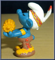 Thanksgiving Corn Smurf from Smurfs - Basic Series manufactured by Peyo [Loose]