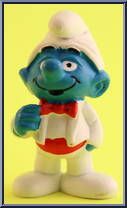 Tuxedo Smurf from Smurfs - Basic Series manufactured by Peyo [Loose]