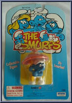 Umbrella Smurf from Smurfs - Basic Series manufactured by Peyo [Front]