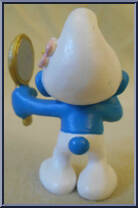 Vanity Smurf (Gold Mirror) from Smurfs - Basic Series manufactured by Peyo [Loose]