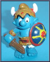 Viking Smurf from Smurfs - Basic Series manufactured by Peyo [Loose]