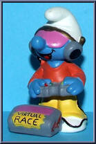 Virtual Race Smurf from Smurfs - Basic Series manufactured by Peyo [Loose]