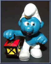 Watchman Smurf from Smurfs - Basic Series manufactured by Peyo [Loose]