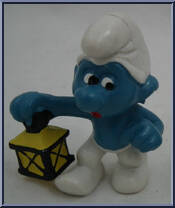 Watchman Smurf from Smurfs - Basic Series manufactured by Peyo [Loose]