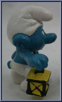 Watchman Smurf from Smurfs - Basic Series manufactured by Peyo [Loose]
