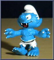 Werewolf Smurf from Smurfs - Basic Series manufactured by Peyo [Loose]