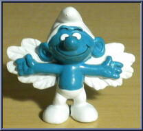 Wings Smurf from Smurfs - Basic Series manufactured by Peyo [Loose]