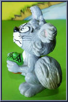 Chitter Squirrel from Smurfs - Basic Series manufactured by Schleich [Loose]
