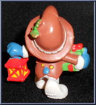 Lantern & Gift Smurf from Smurfs - Christmas manufactured by Schleich [Loose]