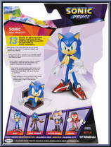 Sonic (New Yoke City) from Sonic Prime - Wave 1 manufactured by Jakks Pacific [Back]