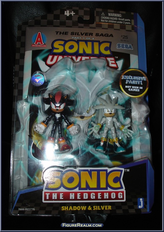 Shadow / Silver (Silver Saga) - Sonic the Hedgehog - Comic Packs - Jazwares  Action Figure