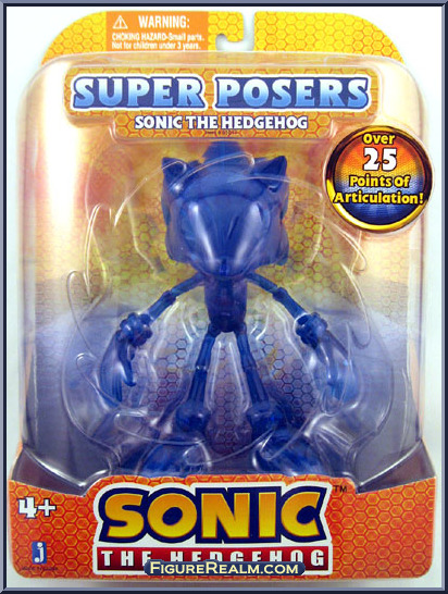 Super Poser Sonic the Hedgehog Action Figure com 25 pontos