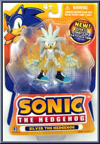 Silver the Hedgehog from Sonic the Hedgehog - 3" Scale manufactured by Jazwares [Front]