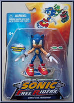 Sonic the Hedgehog from Sonic the Hedgehog - Free Riders manufactured by Jazwares [Front]