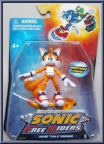 Miles "Tails" Prower from Sonic the Hedgehog - Free Riders manufactured by Jazwares [Front]