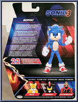 Sonic from Sonic the Hedgehog 3 - Basic Series manufactured by Jakks Pacific [Back]