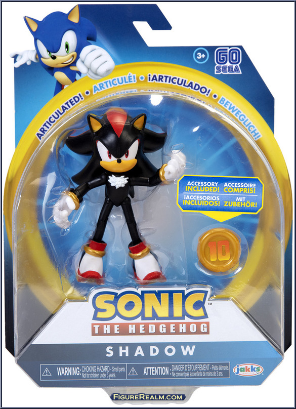 Sonic The Hedgehog - Shadow with Super Ring - 4 Inch Action Figure