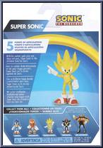 Super Sonic from Sonic the Hedgehog - Mini manufactured by Jakks Pacific [Back]