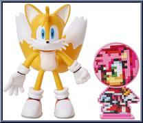 Tails (with Amy Disk) from Sonic the Hedgehog - Basic Series manufactured by Jakks Pacific [Loose]