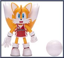 Tails (with Volleyball) from Sonic the Hedgehog - Basic Series manufactured by Jakks Pacific [Loose]