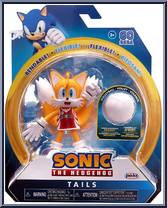 Tails (with Volleyball) from Sonic the Hedgehog - Basic Series manufactured by Jakks Pacific [Front]
