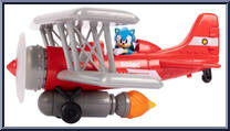 Tornado Biplane Playset Action Figure