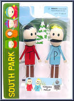 Terrance & Phillip from South Park - Series 4 manufactured by Mezco [Front]
