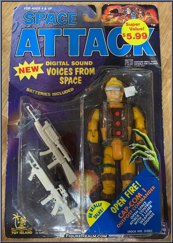 Cap. Com1 (Outpost Cmdr.) Space Attack Basic Series Toy Island
