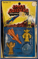 Series 1 (Yellow Robot) from Space Raiders - Basic Series manufactured by Diener Industries [Front]