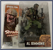 Al Simmons (Helmet) from Spawn - Series 23 - Mutations manufactured by McFarlane [Front]