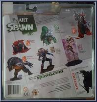 Spawn (Issue 7 Cover Art)  from Spawn - Series 26 - The Art of Spawn manufactured by McFarlane [Back]