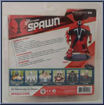 Spawn X from Spawn - Series 30 - Adventures of Spawn manufactured by McFarlane [Back]