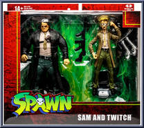 Sam and Twitch from Spawn (2020 Series) - Basic Series manufactured by McFarlane [Front]