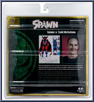 Spawn & Todd McFarlane (Gold Label) from Spawn (2020 Series) - Basic Series manufactured by McFarlane [Back]