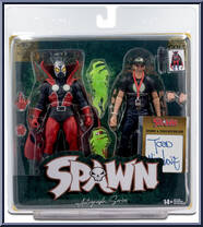 Spawn & Todd McFarlane (Gold Label) from Spawn (2020 Series) - Basic Series manufactured by McFarlane [Front]