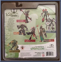 Cyber Spawn from Spawn Reborn - Series 2 manufactured by McFarlane [Back]