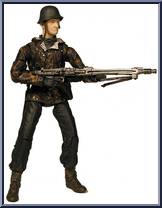 MG42 Machinegunner from Special Forces - World War II - Mission 1 manufactured by Plan-B Toys [Loose]