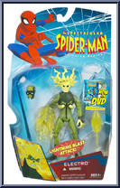 Electro (Lightning Blast Attack) from Spectacular Spider-Man (Animated) - Basic Series manufactured by Hasbro [Front]