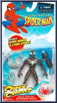 Spider-Man (Black Costume) (Hyper Armor) from Spectacular Spider-Man (Animated) - Spider Charged manufactured by Hasbro [Front]