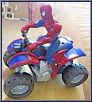 ATV from Spider-Man (2000) - Bump 'N Go manufactured by Toy Biz [Loose]