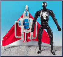 Spider-Man (Black Costume) from Spider-Man (2000) - Series  9 manufactured by Toy Biz [Loose]