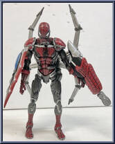 Spider-Man (Cyber) from Spider-Man (2000) - Series  9 manufactured by Toy Biz [Loose]